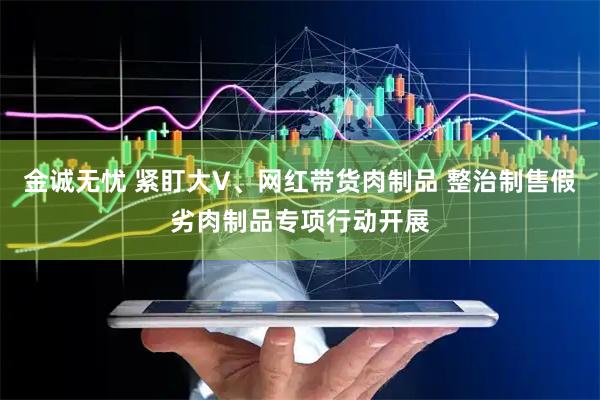 金诚无忧 紧盯大V、网红带货肉制品 整治制售假劣肉制品专项行动开展