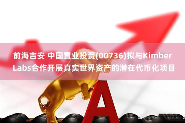 前海吉安 中国置业投资(00736)拟与Kimber Labs合作开展真实世界资产的潜在代币化项目